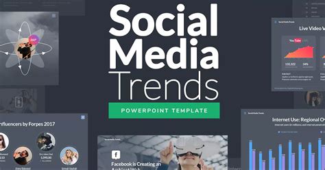 Social Media Trends Powerpoint Template Presentation Templates