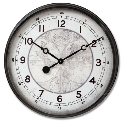 World Clock Wall Clocks Homesdirect365
