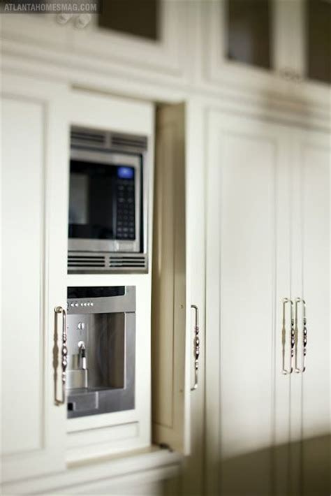 Maybe you would like to learn more about one of these? Great way to hide microwave, etc. | inspired kitchen ...