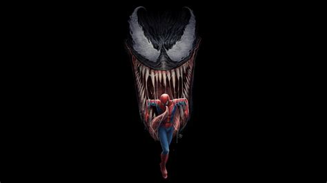 Spiderman And Venom Artwork Hd Superheroes 4k Wallpapers Images