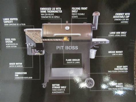 Pit Boss Pro Series 1100 Sq In Black Pellet Grill Pb1100ps1 New Very