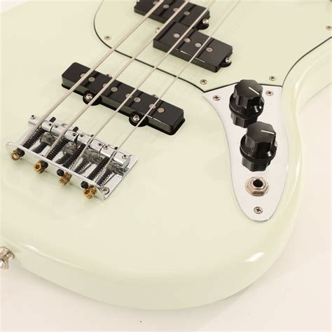 Second Hand Fender Mustang Pj Bass In Olympic White Andertons Music Co