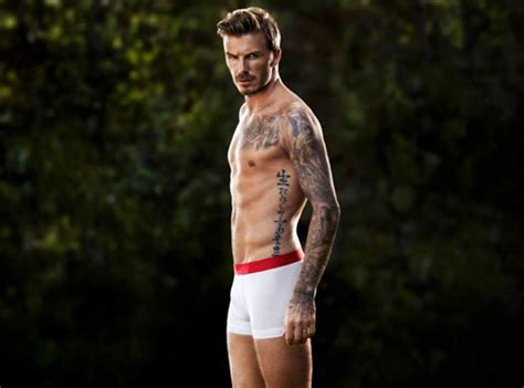 Under Where From David Beckham Shirtless E News
