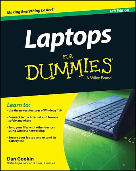 Laptops For Dummies Edition 6 Paperback