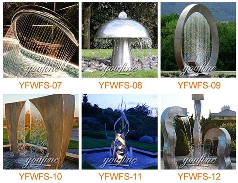 Large Stainless Steel Metal Harp Water Fountain Sculpture For Sale CSS