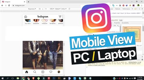 Instagram Mobile Version On Pc How To Use Mobile Version Of Instagram