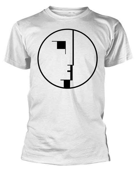 Bauhaus Face Logo White T Shirt Eyesore Merch
