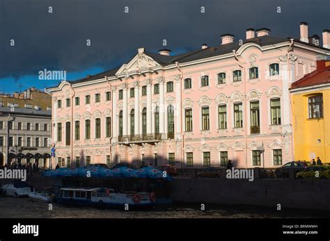 Stroganov Palace By River Moyka Central St Petersburg Russia Europe