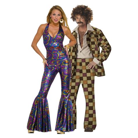 Disco Diva And Funky 70 S Couples Costume Fashion Disco Fashion 70s Fashion Disco
