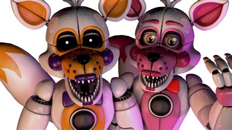 Test Lolbit And Funtime Foxy By Guardianharkear On Deviantart