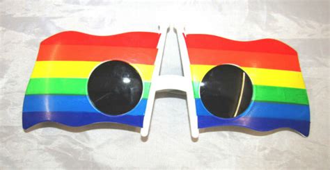 Gay Pride Sunglasses Rainbow Flag Dark Lens Mens Ladies Festival Gay Pride Ebay