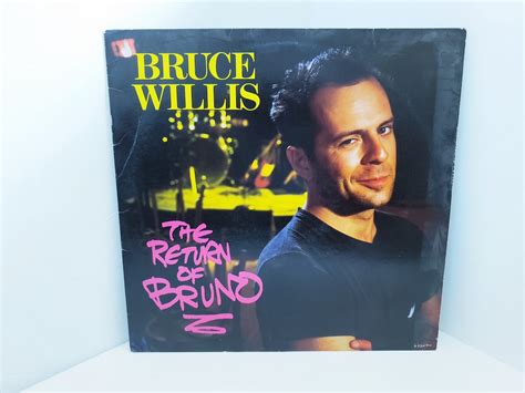 Bruce Willis Lp The Return Of Bruno Vintage 80s Record Etsy