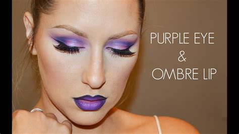 Purple Eyes Ombre Lip Youtube