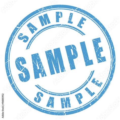 Sample Rubber Stamp Stock Vector Adobe Stock