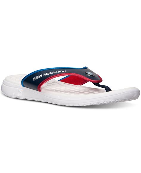 Puma se, branded as puma, is a major german multinational company that produces athletic and casual footwear, as well as. PUMA Men'S Bmw Slip-In Thong Sandals From Finish Line in ...