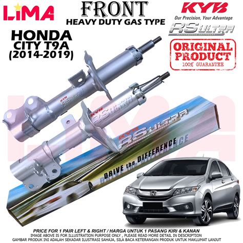 1 Pair Honda City T9a Gm6 Front Shock Absorber Rs Ultra Heavy Duty