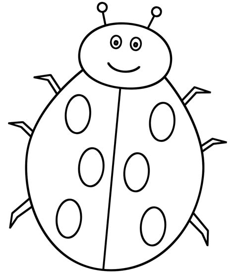 The ladybug coloring pages enjoy great popularity among kids much like that of the beetles, grasshoppers and crickets. Ladybug coloring pages to download and print for free
