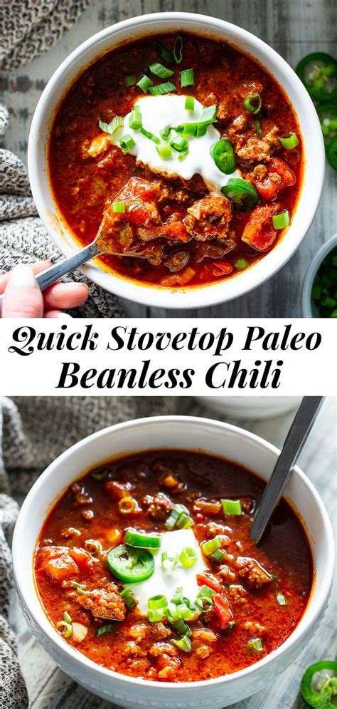A Fast Stovetop Beanless Chili Thats Packed With Flavor And Just The