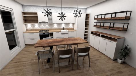 Modern scandinavian kitchen appliances 2019. 3D asset modern Scandinavian style kitchen | CGTrader