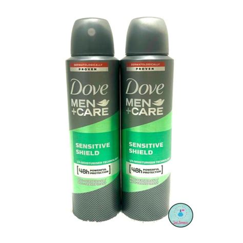 Dove Mencare Sensitive Shield Spray Antiperspirant Deodorant 2 Pack