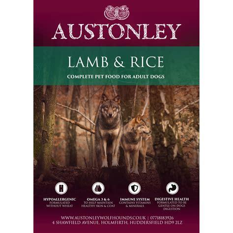 Adult Lamb And Rice 15kg Austonley Irish Wolfhounds