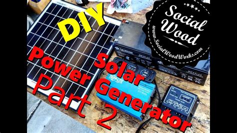 So i write this instructable to get all the components of your solar system separately and assemble it all by yourself.ch… DIY Solar Power Generator - Part 2 - YouTube