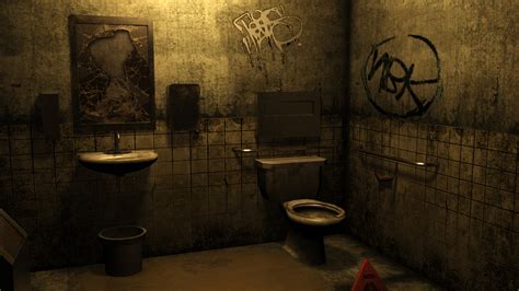 Artstation Dirty Bathroom