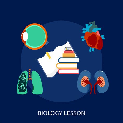 Biology Lesson Conceptual Illustration Design 442666 Vector Art At Vecteezy