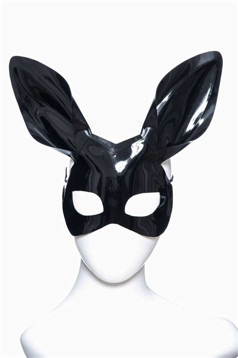 Latex Mask Evil Rabbit Bunny Mask Etsy