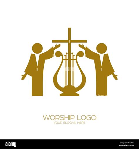 Logo De La Musique Symboles Chrétiens Ladoration De Dieu Image