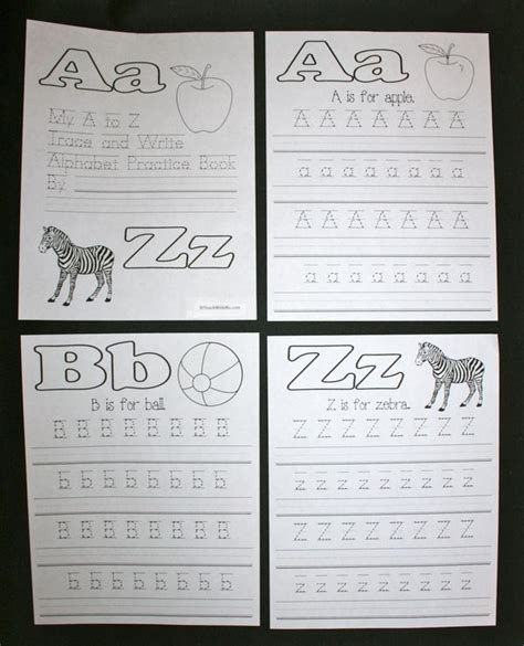 Abc Trace And Write Upper And Lowercase Letter Booklet Free Download