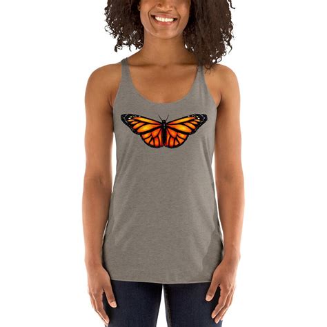 Monarch Butterfly Racerback Tank Etsy