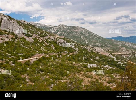 Croatian Mountains Landscape Central Part Of Country Stock Photo Alamy