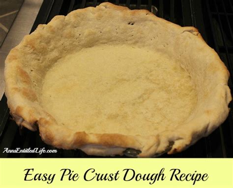 Add butter and cut in, using on/off turns, until coarse meal forms. Easy Pie Crust Dough Recipe