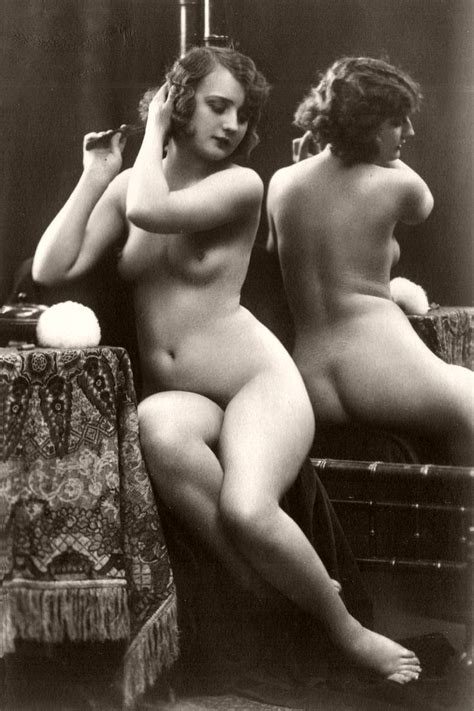 Vintage Early 20th Century Bandw Nudes Monovisions