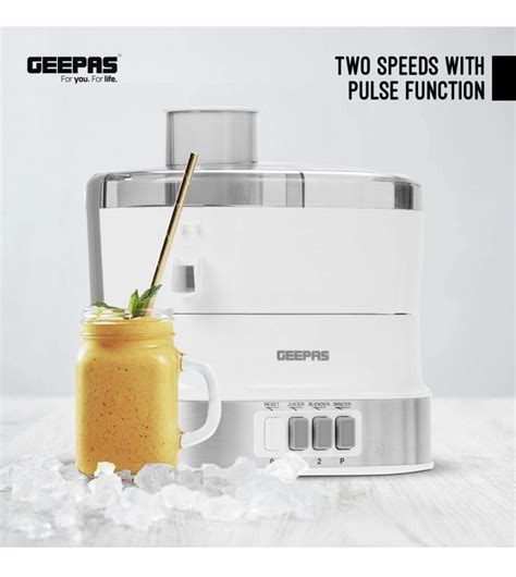 Geepas 4 In 1 Food Processor And Juicer Multifunctional Smoothie Maker