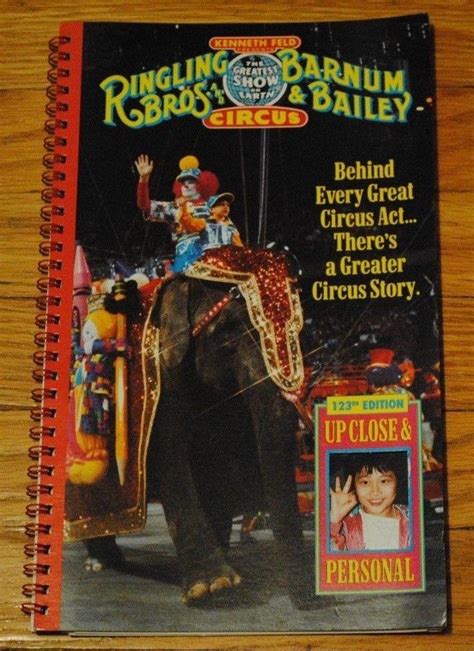 Ringling Bros And Barnum Bailey Rd Edition Media Guide Very Rare