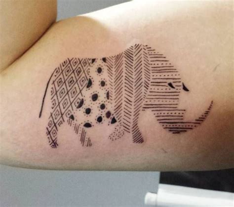 30rhinoceros Tattoos With Meanings Body Art Guru