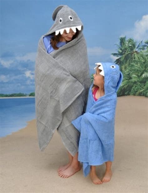 Adult Shark Hooded Towel By Yikestwins On Etsy