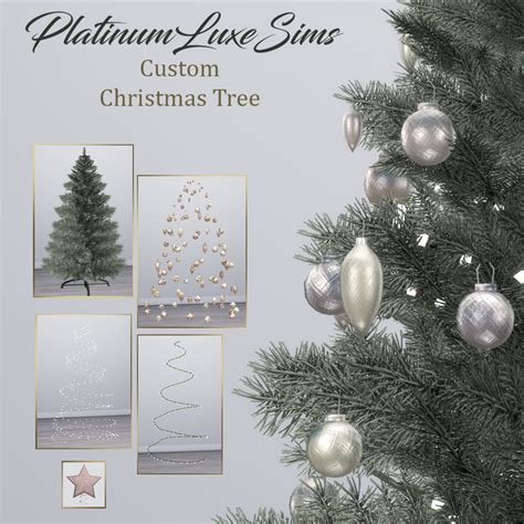 Custom Christmas Tree Set Platinumluxesims On Patreon Christmas Tree