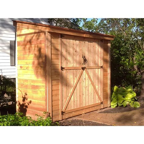 Outdoor Living Today Spacesaver 8 Ft X 4 Ft Western Red Cedar Double