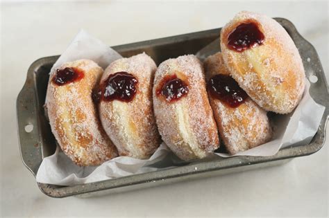Homemade Jelly Donuts Filled With Raspberry Jam Is One Of My Favorite