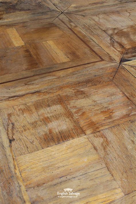 Reclaimed Square Oak Panel Parquet Flooring