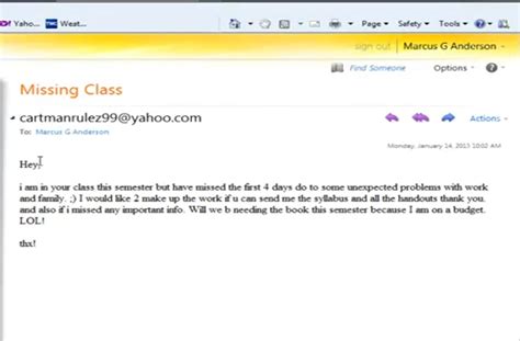 How To Write An Email To A Professor