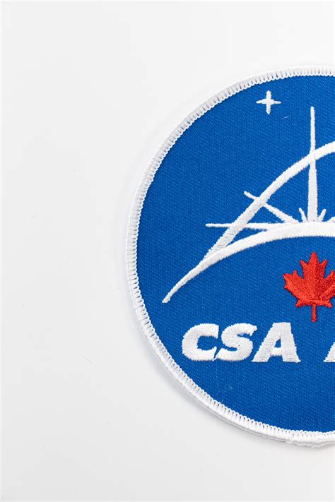 Canadian Space Agency Csa Patch The Stemcell Science Shop