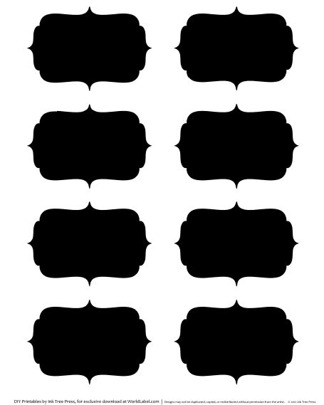 Personalize product label design templates online if you have a business based on the production of your own products, you need to offer personalized items your customers perceive as unique. Chalk Labels in fillable templates | Worldlabel Blog