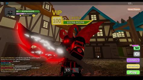 Roblox Dungeon Quest Demonic Warrior And Daggers Youtube