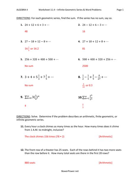 Https://tommynaija.com/worksheet/geometric Series Word Problems Worksheet
