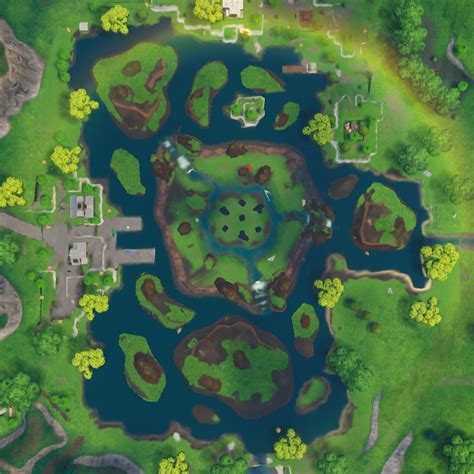 Fortnite Map Season 8 Loot Lake
