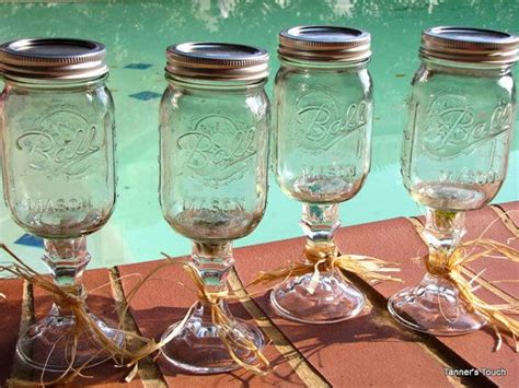 Set Of Of Ball Jar Wine Glasses Southern Living By Tannerstouch